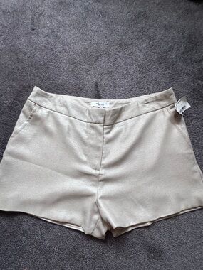 a new day Cream High-Waist Tailored Shorts